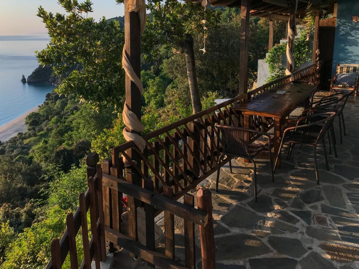 Villa Balcony On The Rocks Agioi Saranta Esterno foto