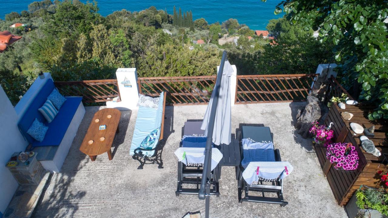 Villa Balcony On The Rocks Agioi Saranta Esterno foto